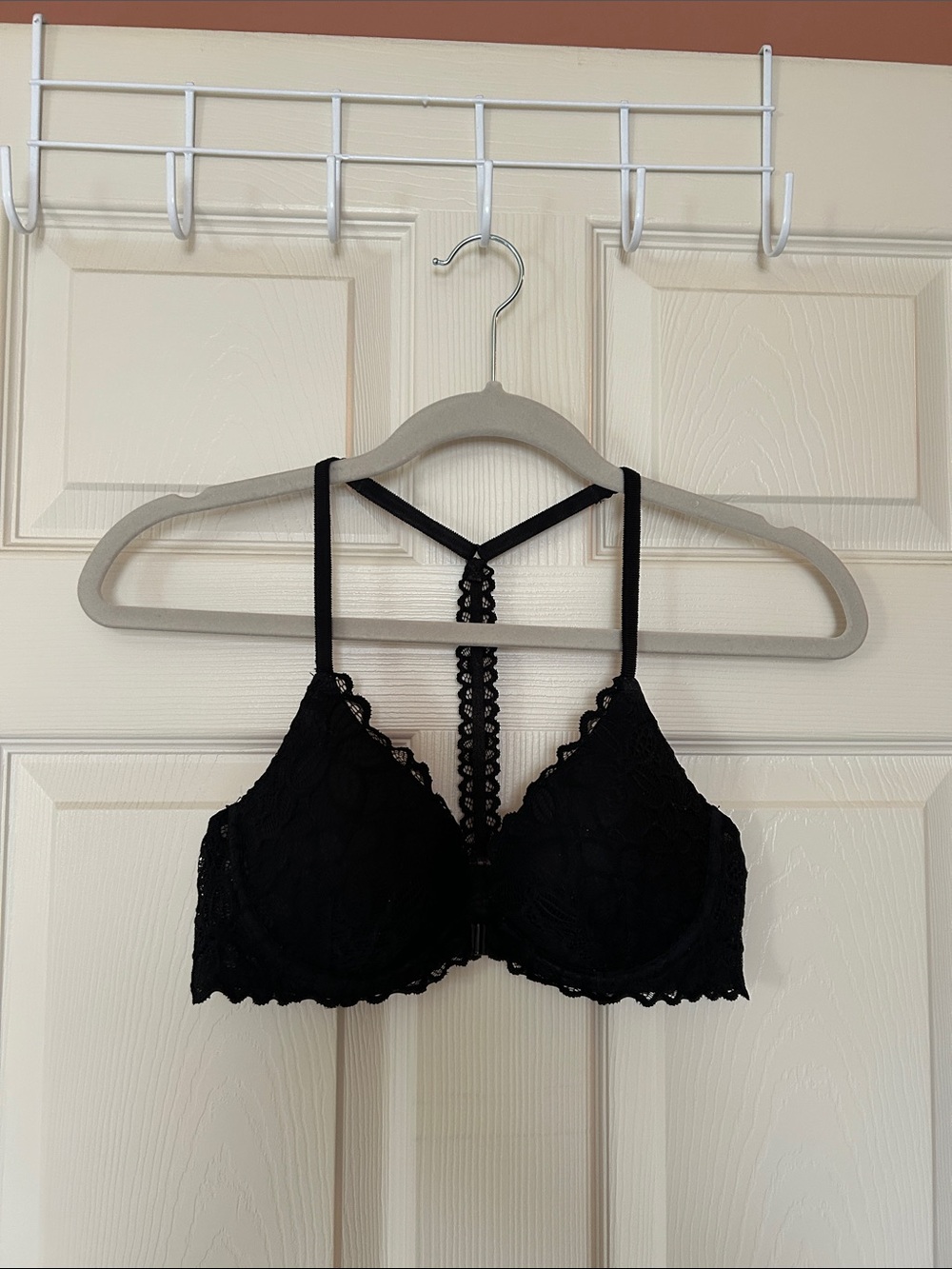 Victoria's Secret Black Lace Racerback Bra
